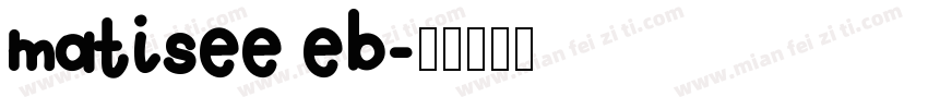 matisee eb字体转换
